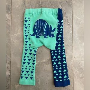 Doodle Pants Armadillo Print Leggings Size Small (3-12m)